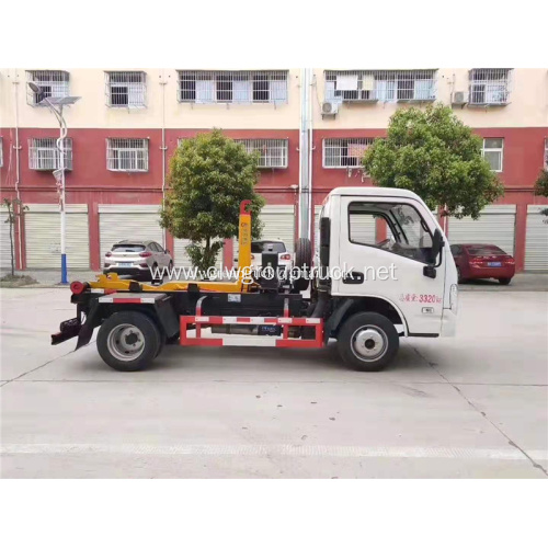 Euro 6 YUEJIN Hook arm garbage truck